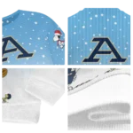 Akron Zips Sweater Personalized Winter Football Snoopy Blue White Best Selling
