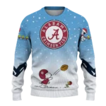 Alabama Crimson Tide Sweater Personalized Winter Football Snoopy Blue White Best Selling