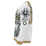 Anaheim Ducks Sweater Customized Jesus Tear Gold White Best Selling