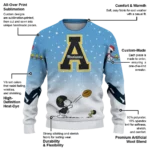 Appalachian State Mountaineers Sweater Personalized Winter Football Snoopy Blue White Best Selling