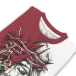 Arizona Coyotes Sweater Personalized Jesus Tear Red White Best Selling