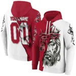Arizona Diamondbacks Hoodie Customized Jesus Tear Red Best Selling
