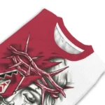 Arizona Diamondbacks Sweater Customized Jesus Tear Red White Best Selling