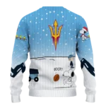 Arizona State Sun Devils Sweater Custom Winter Football Snoopy Blue White Best Selling