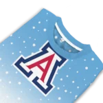 Arizona Wildcats Sweater Customized Winter Football Snoopy Blue White Best Selling