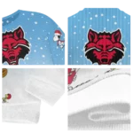 Arkansas State Red Wolves Sweater Customized Winter Football Snoopy Blue White Best Selling
