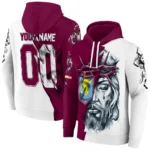 Aston Villa Hoodie Custom Jesus Tear Claret Best Selling