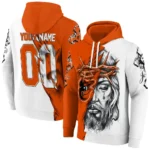 Baltimore Orioles Hoodie Custom Jesus Tear Orange Best Selling