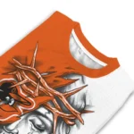 Baltimore Orioles Sweater Custom Jesus Tear Orange White Best Selling