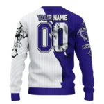 Baltimore Ravens Sweater Customized Jesus Tear Purple White Best Selling