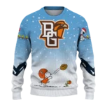 Bowling Green Falcons Sweater Custom Winter Football Snoopy Blue White Best Selling