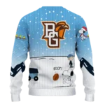 Bowling Green Falcons Sweater Custom Winter Football Snoopy Blue White Best Selling