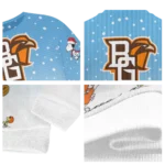 Bowling Green Falcons Sweater Custom Winter Football Snoopy Blue White Best Selling