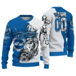 Brighton Hove Albion Sweater Custom Jesus Tear Blue White Best Selling