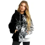 Brooklyn Nets Hoodie Customized Jesus Tear Black Best Selling
