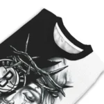 Brooklyn Nets Sweater Customized Jesus Tear Black White Best Selling