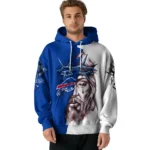 Buffalo Bills Hoodie Personalized Jesus Tear Blue Best Selling