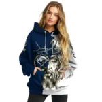 Buffalo Sabres Hoodie Customized Jesus Tear Navy Blue Best Selling