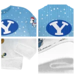 Byu Cougars Sweater Customized Winter Football Snoopy Blue White Best Selling