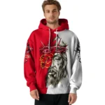 Calgary Flames Hoodie Personalized Jesus Tear Red Best Selling