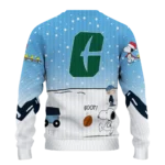 Charlotte 49ers Sweater Custom Winter Football Snoopy Blue White Best Selling