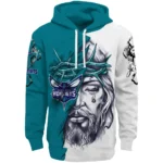 Charlotte Hornets Hoodie Personalized Jesus Tear Teal Best Selling