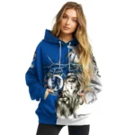 Chelsea Hoodie Personalized Jesus Tear Royal Blue Best Selling