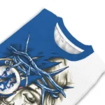 Chelsea Sweater Personalized Jesus Tear Royal Blue White Best Selling