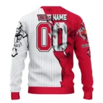Chicago Blackhawks Sweater Customized Jesus Tear Red White Best Selling