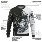 Chicago White Sox Sweater Custom Jesus Tear Black White Best Selling