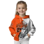 Cincinnati Bengals Hoodie Personalized Jesus Tear Orange Best Selling