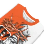 Cincinnati Bengals Sweater Personalized Jesus Tear Orange White Best Selling