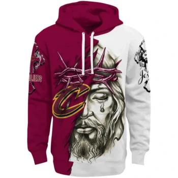 Cleveland Cavaliers Hoodie Custom Jesus Tear Wine Best Selling