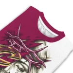 Cleveland Cavaliers Sweater Custom Jesus Tear Wine White Best Selling