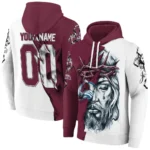 Colorado Avalanche Hoodie Personalized Jesus Tear Burgundy Best Selling