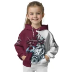 Colorado Avalanche Hoodie Personalized Jesus Tear Burgundy Best Selling