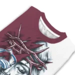 Colorado Avalanche Sweater Personalized Jesus Tear Burgundy White Best Selling