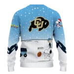 Colorado Buffaloes Sweater Customized Winter Football Snoopy Blue White Best Selling