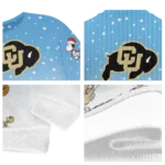 Colorado Buffaloes Sweater Customized Winter Football Snoopy Blue White Best Selling