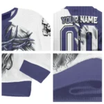 Colorado Rockies Sweater Custom Jesus Tear Blue White Best Selling