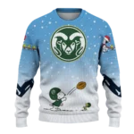Colorado State Rams Sweater Personalized Winter Football Snoopy Blue White Best Selling