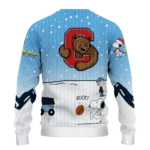 Cornell Big Red Sweater Customized Winter Football Snoopy Blue White Best Selling