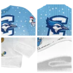Creighton Bluejays Sweater Custom Winter Football Snoopy Blue White Best Selling