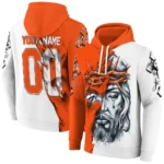 Denver Broncos Hoodie Personalized Jesus Tear Orange Best Selling