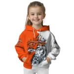 Denver Broncos Hoodie Personalized Jesus Tear Orange Best Selling