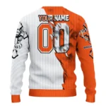 Denver Broncos Sweater Personalized Jesus Tear Orange White Best Selling