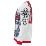 Detroit Pistons Sweater Customized Jesus Tear Red White Best Selling