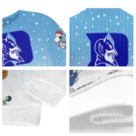 Duke Blue Devils Sweater Personalized Winter Football Snoopy Blue White Best Selling