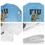 Fiu Panthers Sweater Personalized Winter Football Snoopy Blue White Best Selling
