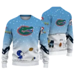 Florida Gators Sweater Custom Winter Football Snoopy Blue White Best Selling